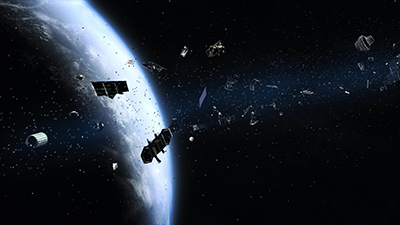 Service Robots Work to Minimize Space Junk