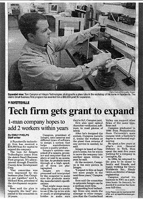 Beginnings of Integro Technologies