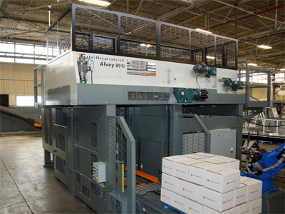 Enhanced Alvey 891i palletizer to be featured at Intelligrated booth at PACK EXPO