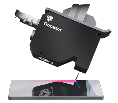 Gocator 2512 laser line profiler for scanning glass and other specular surfaces