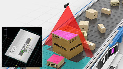 Gocator 2490 box volume gauging
