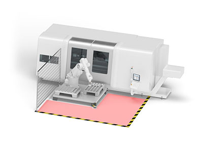 RSL 400 - safety-related monitoring of robot working areas