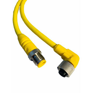 Yellow Sheathed TPE M12 Cordest