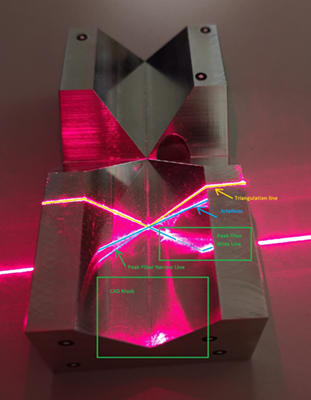 The Multipeak Linefinder algorithm from Photonfocus detects multiple laser line profiles, which helps find the right laser line for inspection tasks. 