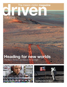 The new issue of driven, the maxon motor magazine