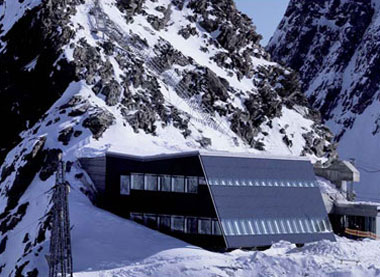 Europe’s highest solar power station at the "Matterhorn Glacier Paradise" near Zermatt