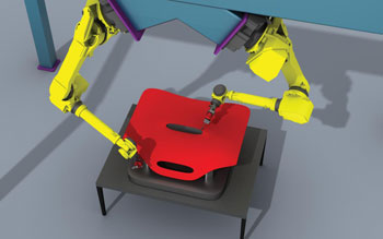 OCTOPUZ simulation - edge following software