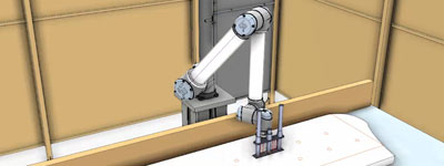 Robotic Foam Drillingwith UR10 Robot