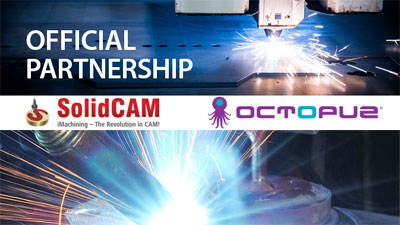 Octopuz official partnership with SolidCAM