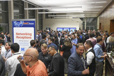 Networking reception at RoboBusiness