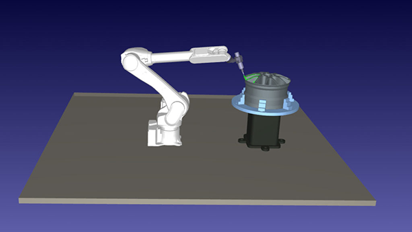 Robot Turntable render