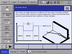 Universal Weldcom Interface (UWI), a new easy-to-use pendant application