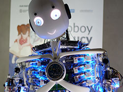 Roboy as a celebrity guest