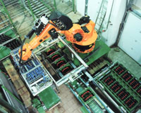 Robotic Material Handling: Bottles