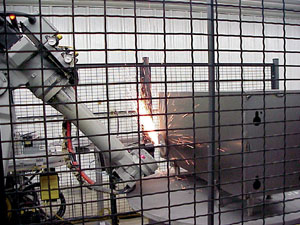 Robotic Grinding For Metal Cabinets